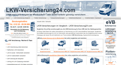 Desktop Screenshot of lkw-versicherung24.com